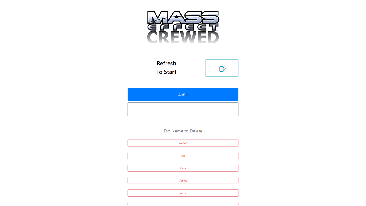 Image of my Mass Effect Crewed project